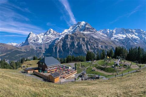 ｱﾙﾒﾝﾄﾌｰﾍﾞﾙ展望台(C)Schilthorn_AG